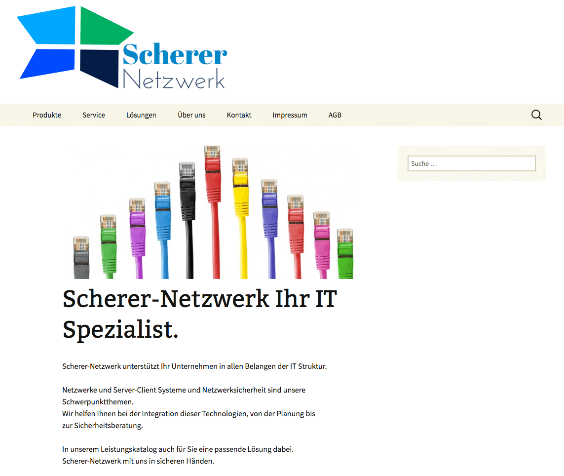 floristweb Referenzen Scherer Netzwerk